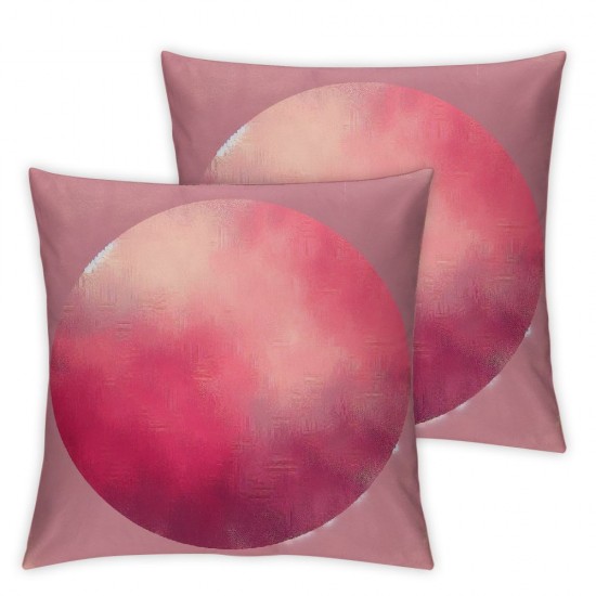 Bundles, Velvet Soft Decorative Pillow Covers, Pink