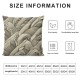 Bundles Outdoor Pillow Inserts - Square Form Water Resistant Microfiber Throw Pillows Farmhouse Throw Pillow Cover Burlap Linen Oatmeal