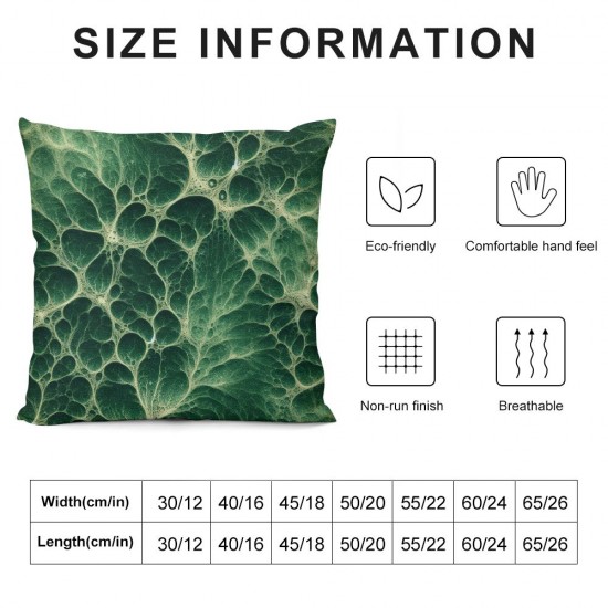 Bundles, Velvet Soft Decorative Pillow Covers, Green,  Hypoallergenic Foam Pillow Inserts