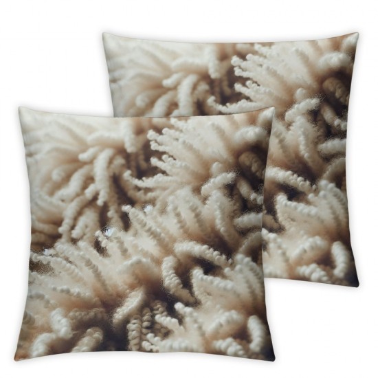 Bundles, Faux Fur Pillow Covers, Cream White, Pillow Inserts