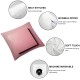 Ulloord  Bundles,Velvet Soft Square Pillow Covers Faux Fur Fluffy Pillow Covers, Pink