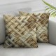 Ulloord Decorative Decorative Pillow Cover Soft Square Cushion Cover Pillowcase for and , Beige