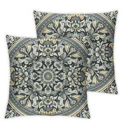 Ulloord  Bundles,New Living Series Yellow and Grey Pillow Covers