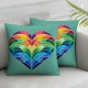 Ulloord St Patricks Day Pillow Covers Throw Pillowcase Green Home Sofa Decor Pillowcase Happy Decoration Cushion Cases