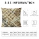 Decorative Solid Throw Decorative Pillow Cover Soft Square Cushion Cover Pillowcase for Couch Bed and Chair, Beige