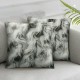 Ulloord  Faux Fur Pillow Cover Decorative Fluffy Throw Pillow Soft Fuzzy Pillow Case Cushion Cover for Bedroom/Couch, Off-White