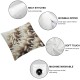 Ulloord Bundles, Faux Fur Pillow Covers, Cream White, Pillow Inserts