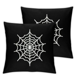 Halloween Pillow Covers Ghost Pillowcase Holiday Farmhouse Throw Pillows Indoor Outdoor Couch Cushion Case for Home Sofa Decor