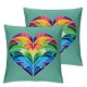 Ulloord St Patricks Day Pillow Covers Throw Pillowcase Green Home Sofa Decor Pillowcase Happy Decoration Cushion Cases