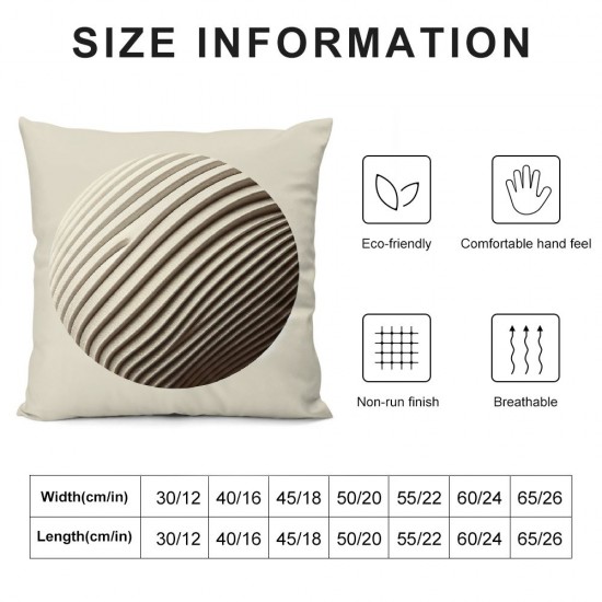 Ulloord  Corduroy Pillow Covers Decorative Striped Velvet Throw Pillows Tassels Soft Cushion Covers Pillowcases, Off White