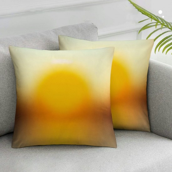 Ulloord  Outdoor Waterproof Throw Pillow Covers' Yellow, Pillow Insert - Throw Pillow Insert