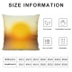 Ulloord  Outdoor Waterproof Throw Pillow Covers' Yellow, Pillow Insert - Throw Pillow Insert