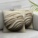 Bundles, Linen Trimmed Pillow Covers, Off White,Outdoor Waterproof Pillow Inserts