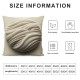 Bundles, Linen Trimmed Pillow Covers, Off White,Outdoor Waterproof Pillow Inserts