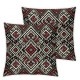 Bundles, New Living Series Red Pillow Covers Outdoor Waterproof Pillow Inserts