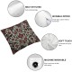 Bundles, New Living Series Red Pillow Covers Outdoor Waterproof Pillow Inserts