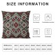 Bundles, New Living Series Red Pillow Covers Outdoor Waterproof Pillow Inserts