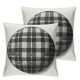 Bundles,Buffalo Check Plaid Farmhouse Pillow Covers, Off White