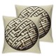 Bundles, Bronzing Velvet Decorative Pillow Covers, Beige