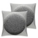 Boucle Decorative Throw Pillow Covers for Couch, Beige