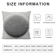 Boucle Decorative Throw Pillow Covers for Couch, Beige