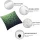 Bundles,  Velvet Soft Decorative Pillow Covers, Green,  Hypoallergenic Foam Pillow Inserts