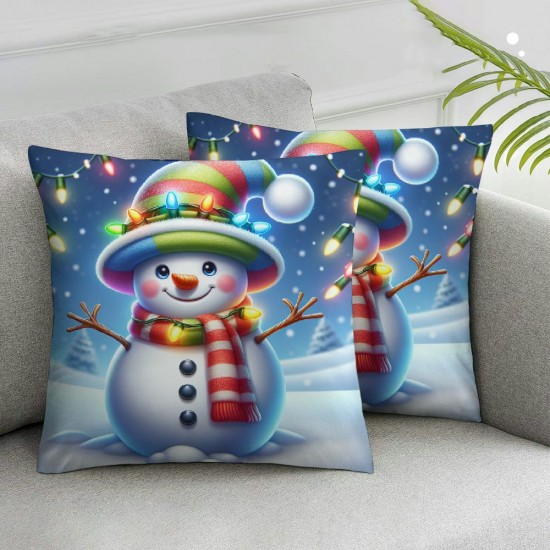 Christmas Pillow Covers Decor Pillow Covers My Favorite Color Is Pillowcase Home Decor Living Room Decorative Cushion Case for Sofa Couch