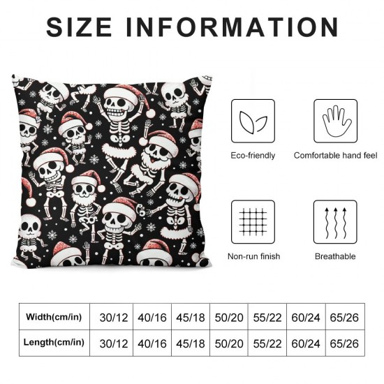 Christmas Pillow Covers Throw Pillow Covers Winter Pillowcase Home Decor Living Room House Decorative Cushion Case for Sofa Couch