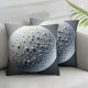 Bundles,Farmhouse Triple Button Linen Pillow Covers, Light Grey,  Outdoor Waterproof Pillow Inserts