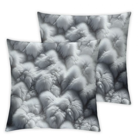 Bundles, Faux Fur Pillow Covers, White