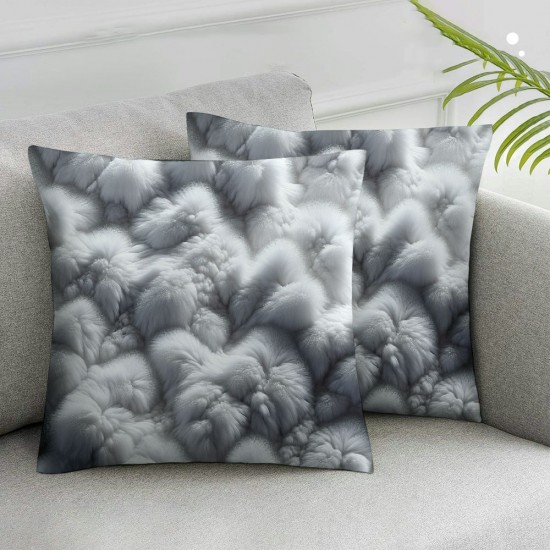 Bundles, Faux Fur Pillow Covers, White